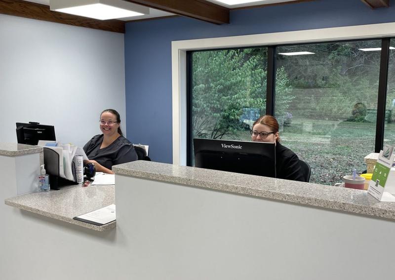 Carousel Slide 3: Our Receptionists Kori and Sam